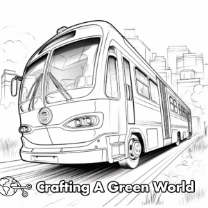 Bus Coloring Pages - Free &amp; Printable!