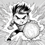 Action-Packed Super Fireball Coloring Pages 2