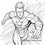 Action-Packed Superheroes Coloring Pages 3
