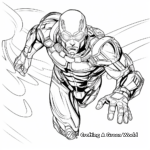 Action-Packed Superheroes Coloring Pages 4