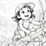 Action-Packed Sweet Corn Harvesting Coloring Pages 1