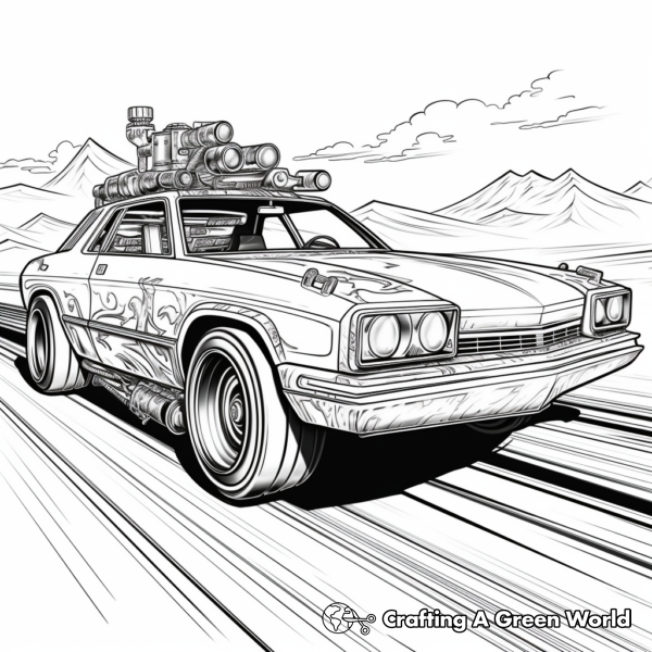 Unicorn Car Coloring Pages - Free & Printable!