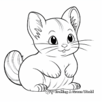Active Chinchilla Coloring Pages 3