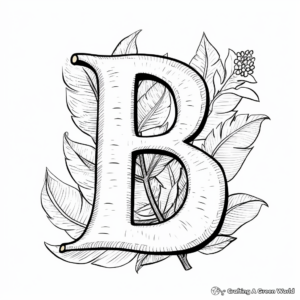 Adorable 'B is for Banana' Coloring Pages 4