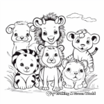 Adorable Baby Animals Coloring Pages 3