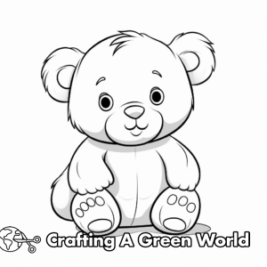 Teddy Bear Coloring Pages - Free &amp; Printable!