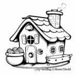 Adorable Birdhouse Feeder Coloring Pages 3