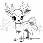 Adorable Deerling Coloring Pages for Kids 4