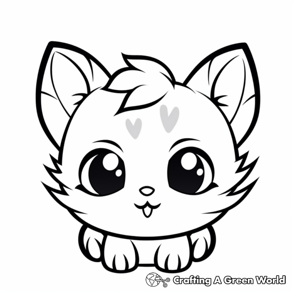 Cat Face Coloring Pages - Free &amp; Printable!