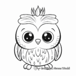 Adorable Penguin Winter Coloring Pages 4
