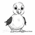 Adorable Puffin Coloring Pages for Kids 1