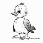 Adorable Puffin Coloring Pages for Kids 3