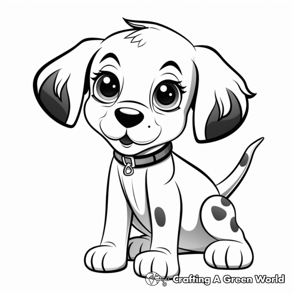Cute Cartoon Animals With Big Eyes Coloring Pages - Free & Printable!