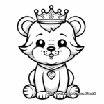 Adorable Queen Bee and Bumblebee Coloring Pages 1
