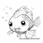 Adorable Sunfish Coloring Sheets for Preschoolers 1