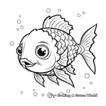 Adorable Sunfish Coloring Sheets for Preschoolers 3