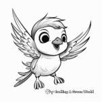Adorable Swallow Coloring Pages, A Flight Of Fancy 1