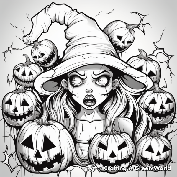 Halloween Coloring Pages - Free &amp; Printable!