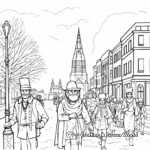 Adult Coloring Pages of St Patrick's Day Parade 4