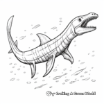 Adults Advanced Plesiosaurus Coloring Pages 2