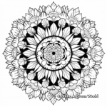 Adults' Intricate Kindness Mandala Coloring Pages 1