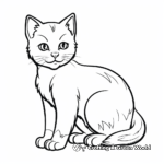 Advanced British Shorthair Cat Coloring Pages 2