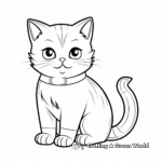 Advanced British Shorthair Cat Coloring Pages 4