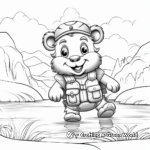 Adventure Beaver Coloring Pages 2