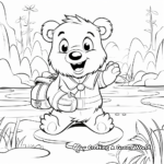 Adventure Beaver Coloring Pages 4