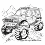 Adventurous Off-road Bus Coloring Pages 4