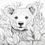 Aesthetic Animal Patterns Coloring Pages 4