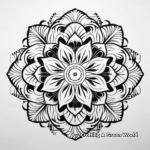Aesthetic Coloring Pages for Mandala Lovers 3