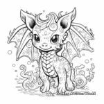 Aesthetic Coloring Pages of Legendary Mythical Creatures 3