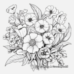 Aesthetic Floral Patterns Coloring Pages 2