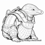 African Armadillo Coloring Pages: Ideal for Explorer Minds 4