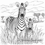African Safari Animals Coloring Pages 3