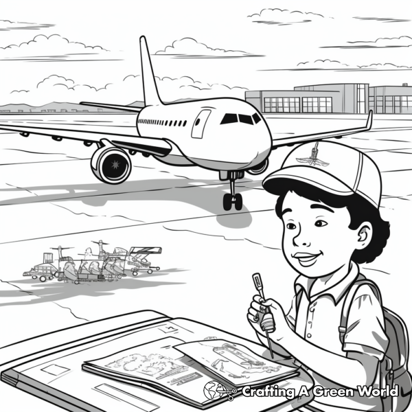 Airplane Coloring Pages - Free &amp; Printable!