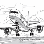 Airplanes in Action: Sky-Scene Coloring Pages 2