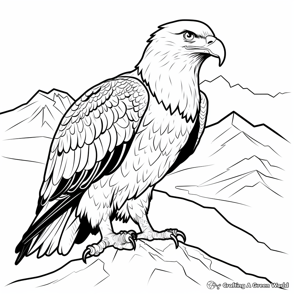Coloring Pages Realistic Bald Eagle Coloring Pages Realistic Bald Eagle
