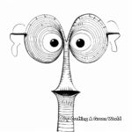 Aliens with Unique Noses Coloring Pages 3