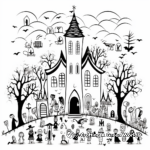 All Saints Day Cathedrals and Churches Coloring Pages 4