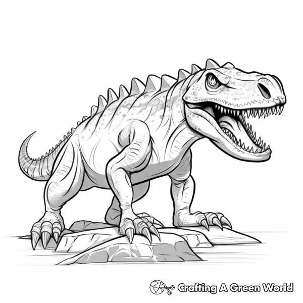 Allosaurus Coloring Pages - Free &amp; Printable!