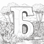 Alphabet and Number Coloring Pages for Early Learners 2