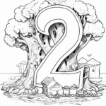 Alphabet and Number Coloring Pages for Early Learners 3
