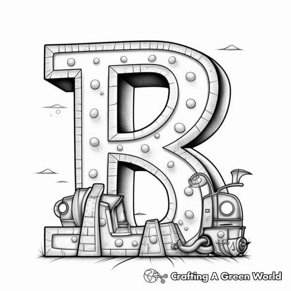 Plain Alphabet Coloring Pages - Free & Printable!