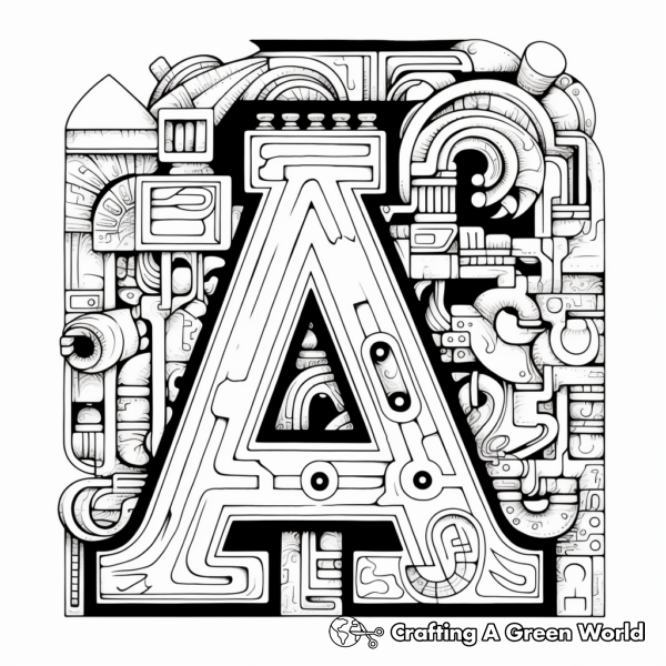 Letter A Coloring Pages - Free & Printable!