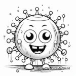 Amazing Virus Germ Coloring Pages 4