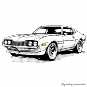 AMC AMX Javelin Coloring Pages 2