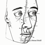 Anatomy-Based Human Nose Coloring Pages 2