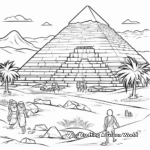 Ancient Egyptian Pyramids Coloring Pages 3